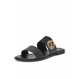 Slapi dama - WI23-AGA-11 - piele naturala - negru - imagine