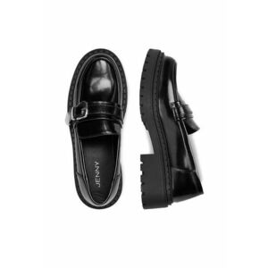 Mocasini dama model Jenny - negru - tesatura imagine