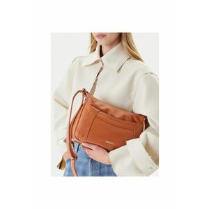 Geanta dama C-LSK-L-009-08 - culoare brown - material textil imagine