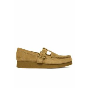 Mocasini dama Dark Sand Suede - piele naturala - model WallabeeEVOBar 26183 - imagine