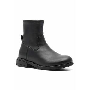 Botine fete - plastic - negru - imagine