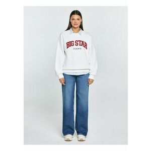 Bluza de trening supradimensionata cu logo brodat Rubena imagine