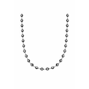 Colier de otel inoxidabil cu elemente Evil Eye - Argintiu imagine