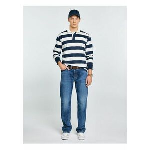 Bluza polo cu imprimeu in dungi Miker imagine