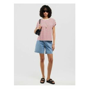 Tricou cu imprimeu in dungi Aleksa imagine