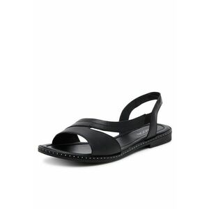 Sandale dama - WI23-FOXI-95 - piele naturala - negru - imagine