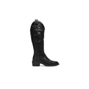Cizme dama - cowboy - negru imagine