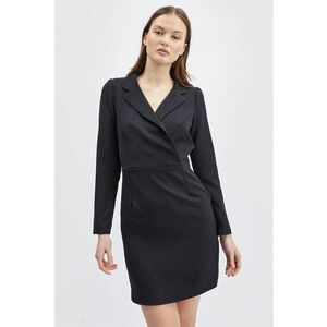 Rochie scurta cambrata - Negru imagine