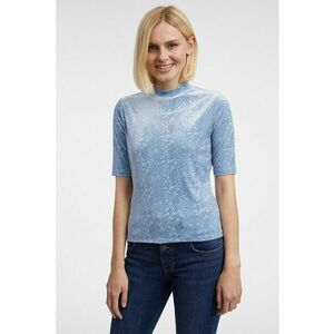 Bluza cu model baroc - Albastru azur imagine