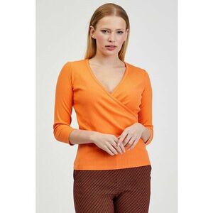 Bluza cu maneci 3/4 - Portocaliu mandarina imagine