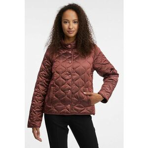 Geaca matlasata cu capse - Maro cognac imagine