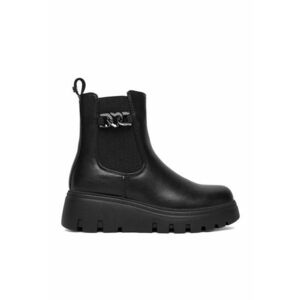 Botine cu platforma fete - negru imagine