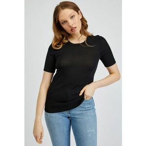Tricou slim fit - Negru imagine