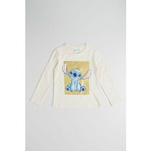 Bluza cu imprimeu cu Stitch - Galben pal imagine