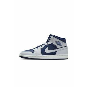 Pantofi sport Air Jordan 1 Mid - piele - Alb imagine