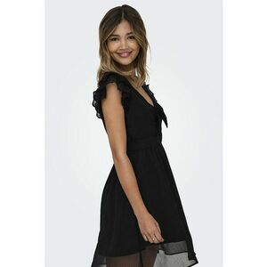Rochie cu decolteu in V Peekaboo - Negru imagine