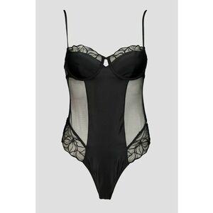 Body cu segmente din plasa - Negru imagine