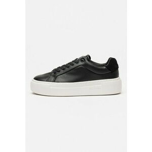 Pantofi sport low-cut din piele - Negru imagine