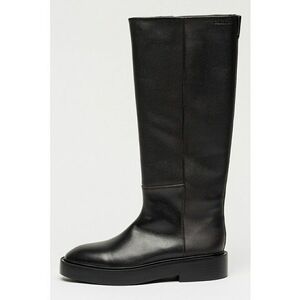 Cizme din piele Concave - Negru imagine