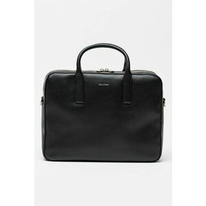 Geanta messenger din piele ecologica Raised Commute - Negru imagine