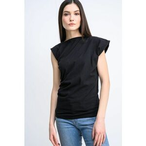 Tricou uni de bumbac - Negru imagine