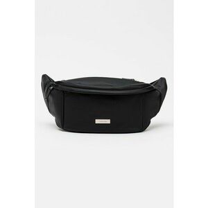 Borseta sling din material textil Sleek - Negru imagine