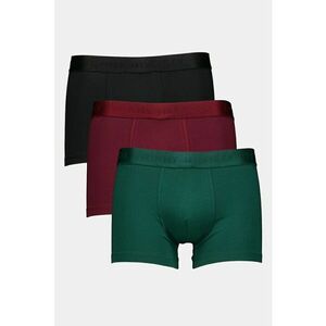 Set de boxeri din amestec de modal - 3 perechi - Visiniu/Negru/Verde englez imagine