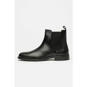 Ghete Chelsea din piele Corporate - Negru imagine