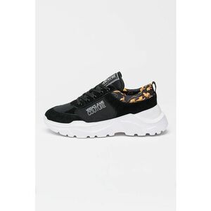 Pantofi sport din piele intoarsa si material textil - Negru imagine