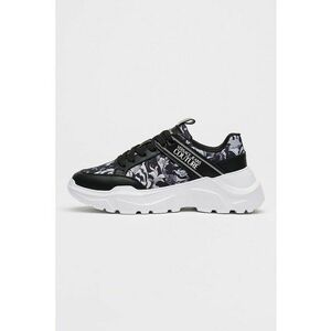 Pantofi sport cu model logo - Negru/Gri deschis imagine