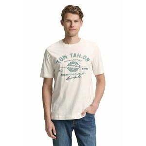 Tricou cu imprimeu logo - Crem imagine