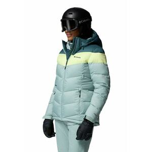 Jacheta cu gluga pentru schi Abbott Peak II - Albastru inchis/Galben pal/Albastru glaciar imagine