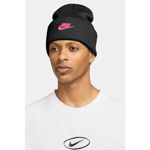 Caciula unisex cu logo brodat Peak - Rosu/Negru imagine