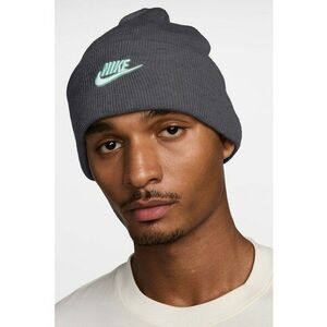 Caciula unisex cu logo brodat Peak - Gri inchis imagine