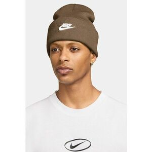 Caciula unisex cu logo brodat Peak - Caramel imagine