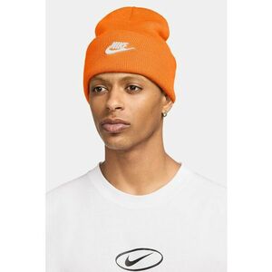 Caciula unisex cu logo brodat Peak - Portocaliu mandarina imagine