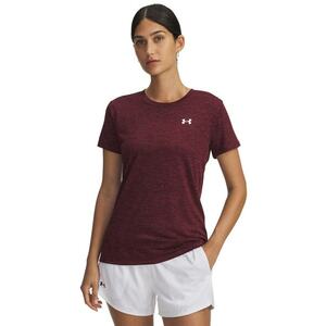 Tricou pentru antrenament Tech™ Twist - Visiniu imagine