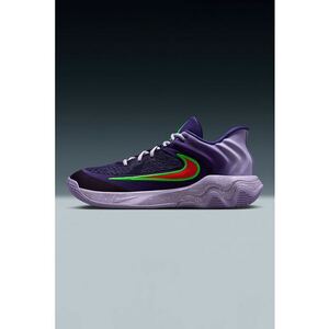Pantofi Giannis Immortality 4 cu logo contrastant - pentru baschet - Rosu/Violet/Verde electric imagine