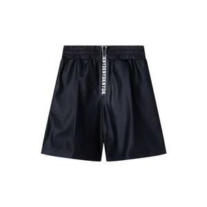 Pantaloni scurti cu banda elastica in talie si fermoar - Albastru ultramarin imagine