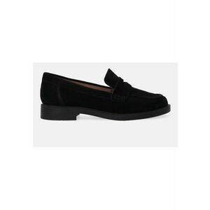 Pantofi loafer uni din piele intoarsa1 imagine