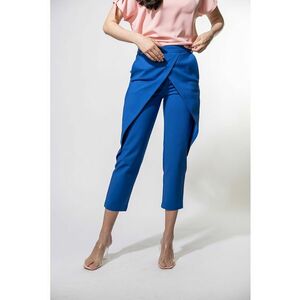 Pantaloni capri eleganti Ellen - Albastru royal imagine