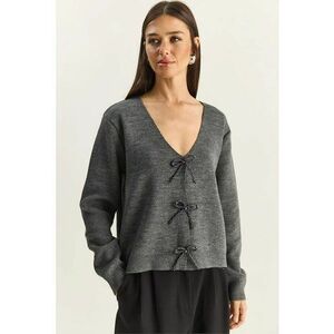 Cardigan dama gri - One Size imagine