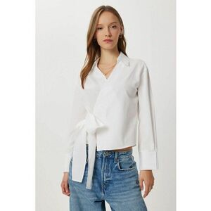 Bluza Happiness Istanbul - alb - textil imagine