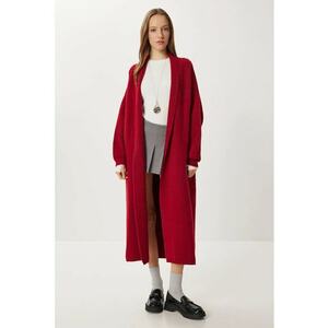 Cardigan dama Happiness Istanbul - rosu - One Size imagine