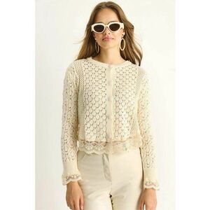 Cardigan dama crem - imagine