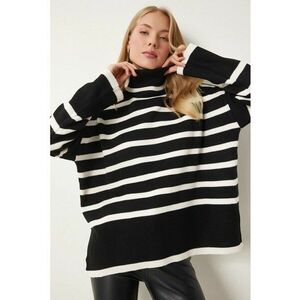 Pulover dama Happiness Istanbul - negru - One Size imagine