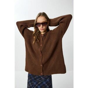 Cardigan dama Happiness Istanbul - maro - One Size imagine