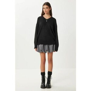 Pulover dama Happiness Istanbul - negru - One Size imagine