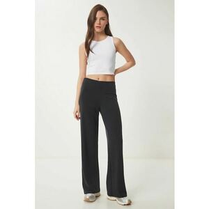 Pantaloni dama - Happiness Istanbul - Pantaloni de trening ISTANBUL - Regular Fit - negru - textil imagine