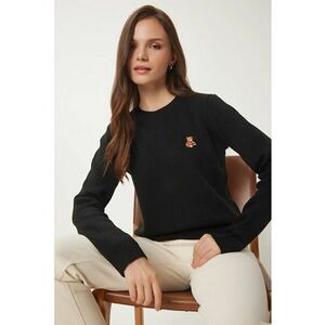 Pulover dama Happiness Istanbul - negru - One Size imagine